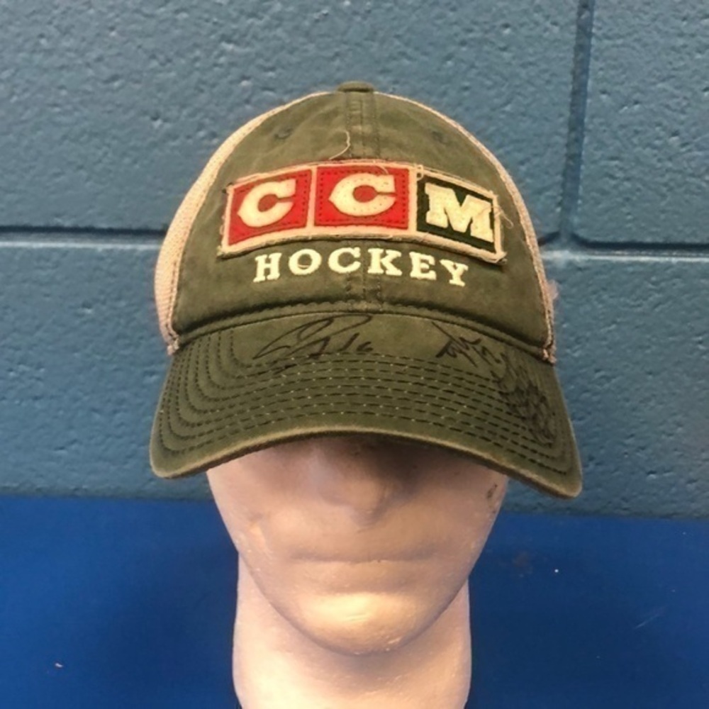 Autographed Minnesota wild hat